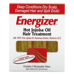 Hobe Labs, Energizer Hot Jojoba Oil Hair Treatment 14.8 ml 3 Reclosable Tubes