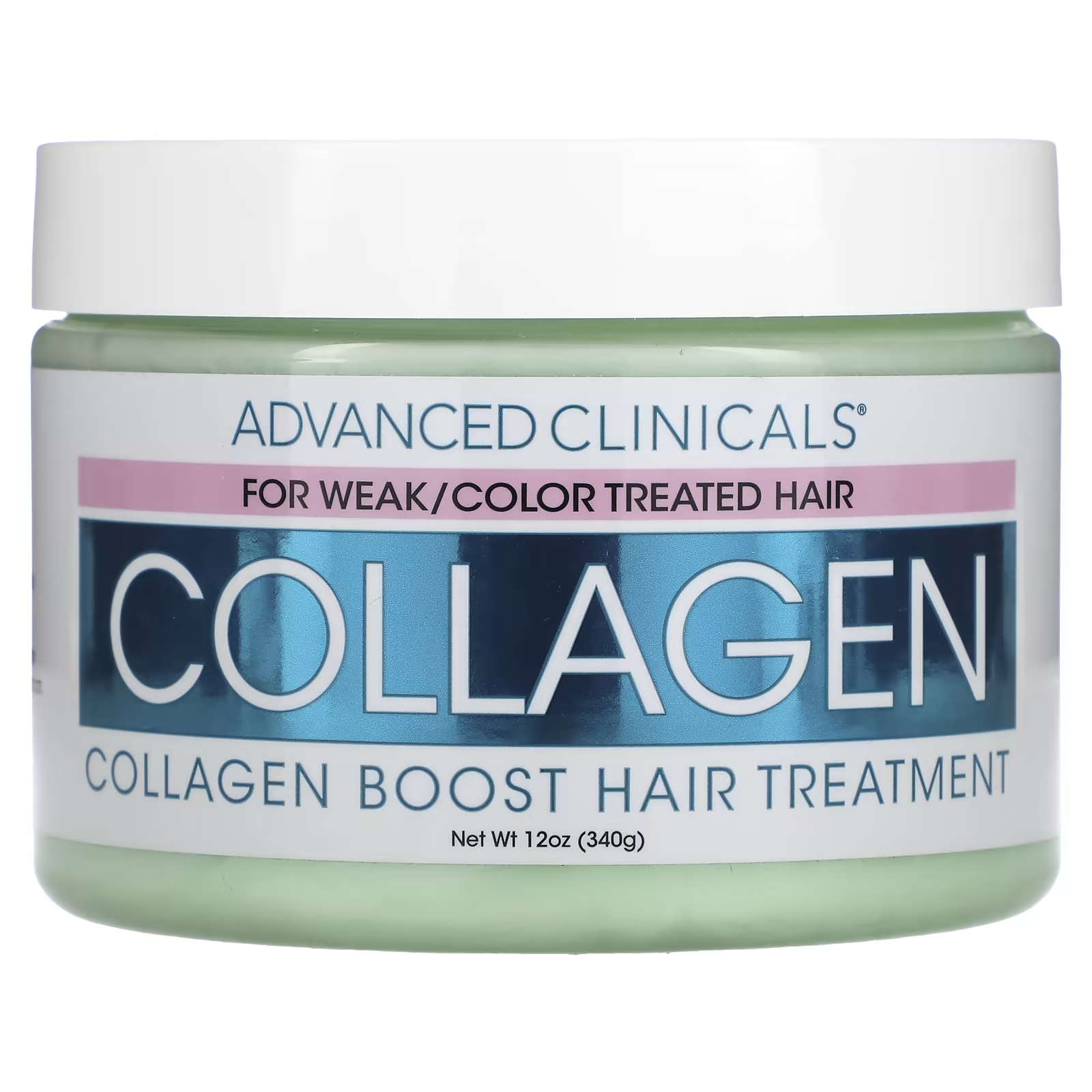 Advanced Clinicals Collagen Boost Hair Treatment 340 g