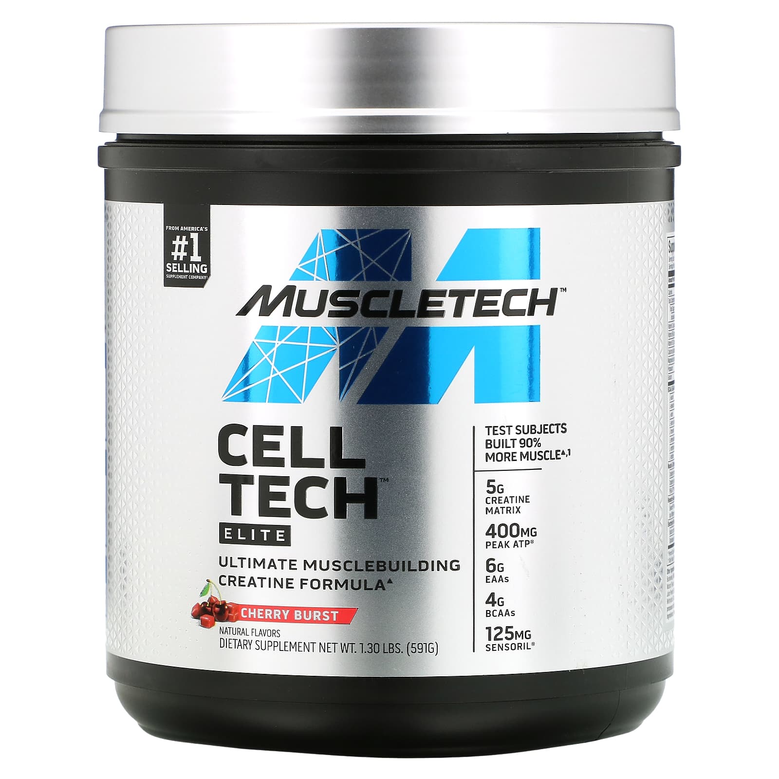 Cell Tech - Elite - Cherry Burst - 1.3 lbs - (591 g) - MuscleTech