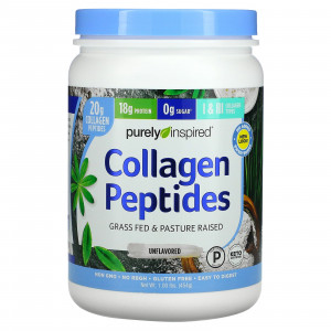 Purely inspired Collagen Peptides unflavored powder 454g | Type I & III
