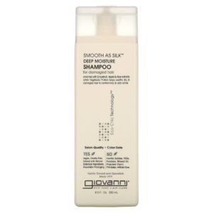 Giovanni Smooth As Silk Deep Moisture Shampoo For Damaged Hair - 8.5 fl oz (250 ml)