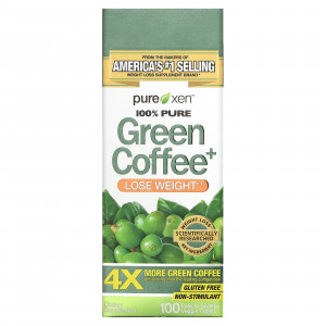 Purely inspired Green Coffee tablets for weight loss -100 Easy to Swallow Tablets