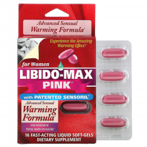 Libido max pink for women – increased libido for more pleasure - 16 soft gels