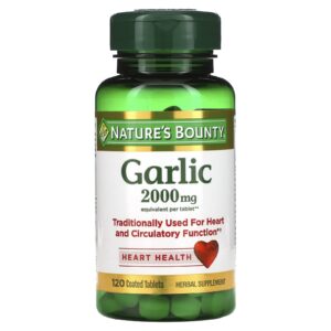 Nature's Bounty Garlic Tablets 2,000 mg - 120 Coated Tablets