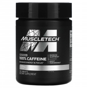 Platinum 100% Caffeine - 220 mg - 125 Tablets - MuscleTech