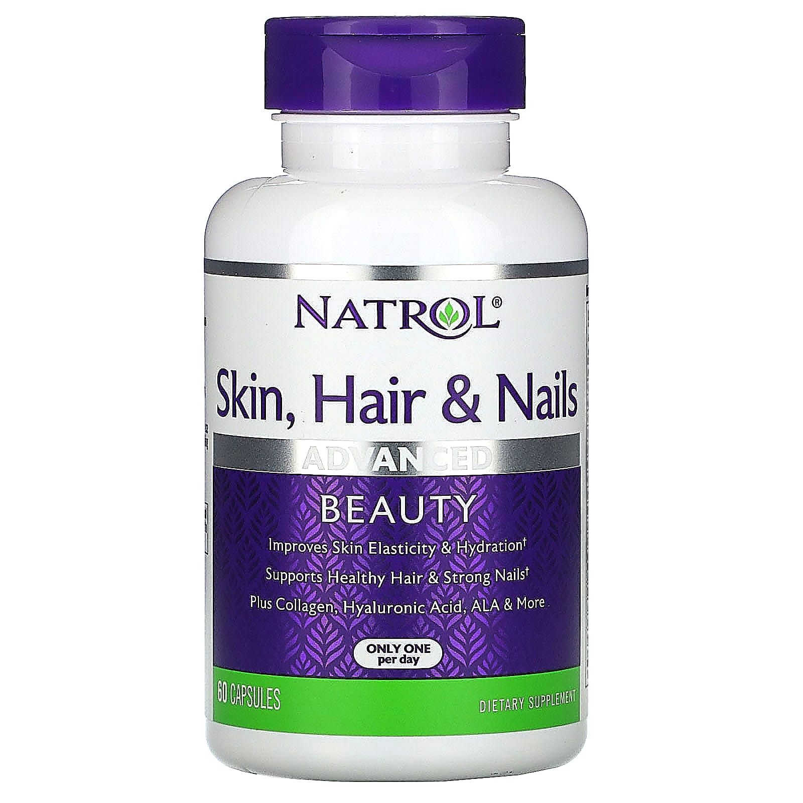 Natrol hair skin and nails women's multivitamin capsules - 60 capsules