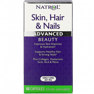 Natrol hair skin and nails women's multivitamin capsules - 60 capsules