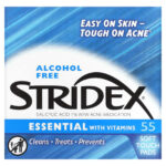 Stridex acne pads with cyclic acid and vitamins – 55 soft touch pads